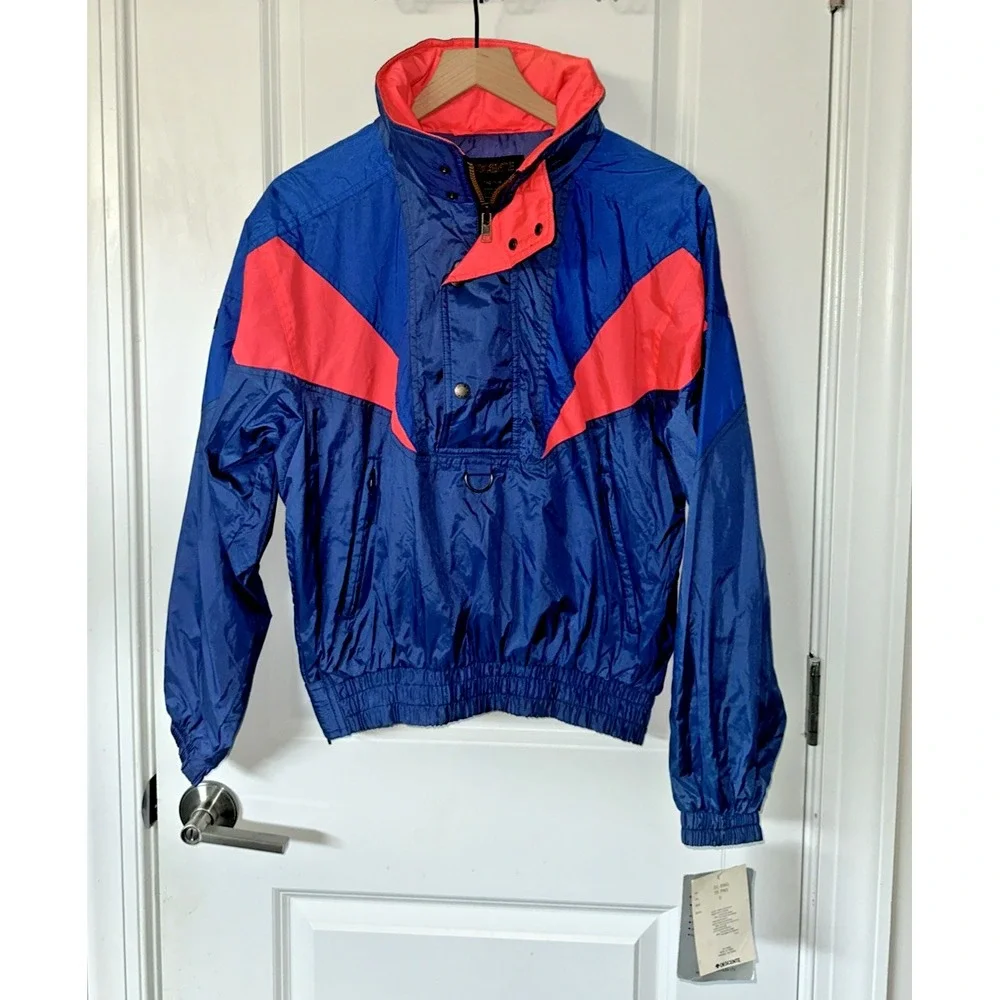 Descente Women Size 0/XS‎ 1/2 Zip Layla 1000 Ski Parka Jacket Nylon Vintage Rare